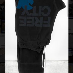 FREECITY large 3/4 sweatpants